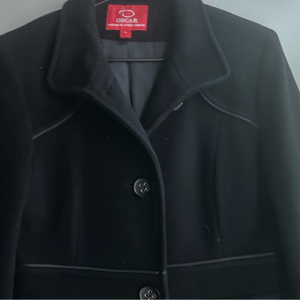 OSCAR de la RENTA stylish wool overcoat - Picture 2 of 5